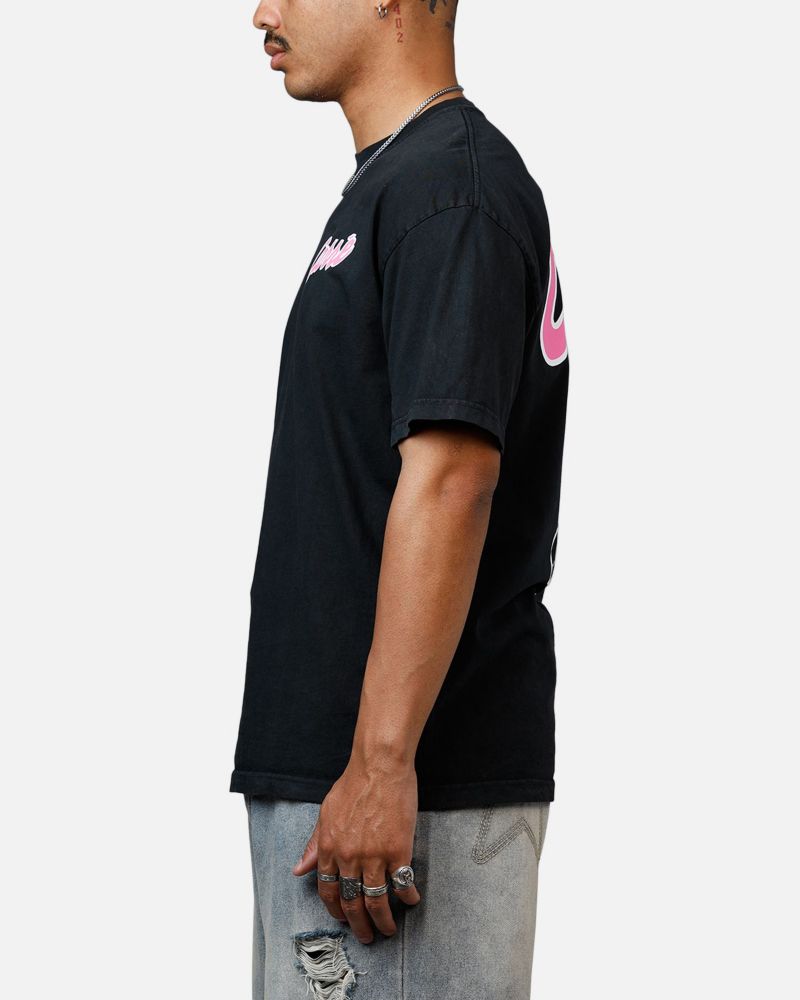 Men's Pepe Heavyweight T-Shirt - Black Acidwash S
