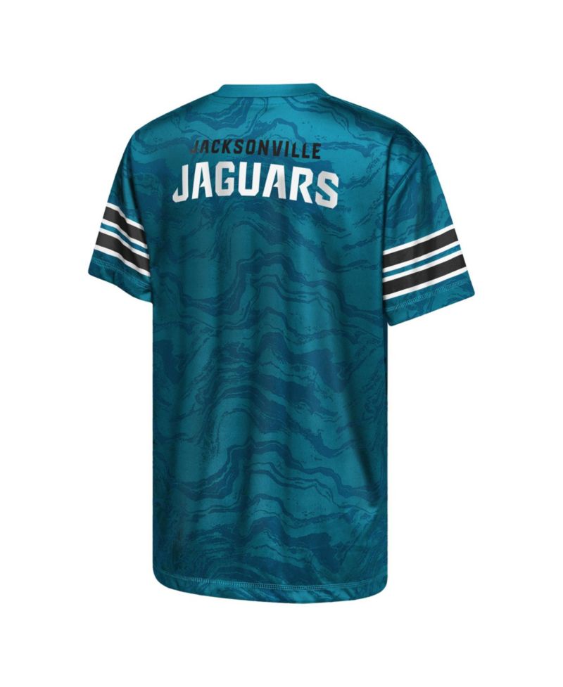 Boys' 4-20 Jacksonville Jaguars Slant Route Crew Neck T-Shirt