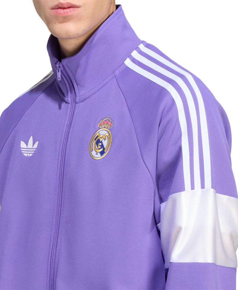 Men's Real Madrid Lifestyler Full-Zip Raglan-Sleeve Track Jacket