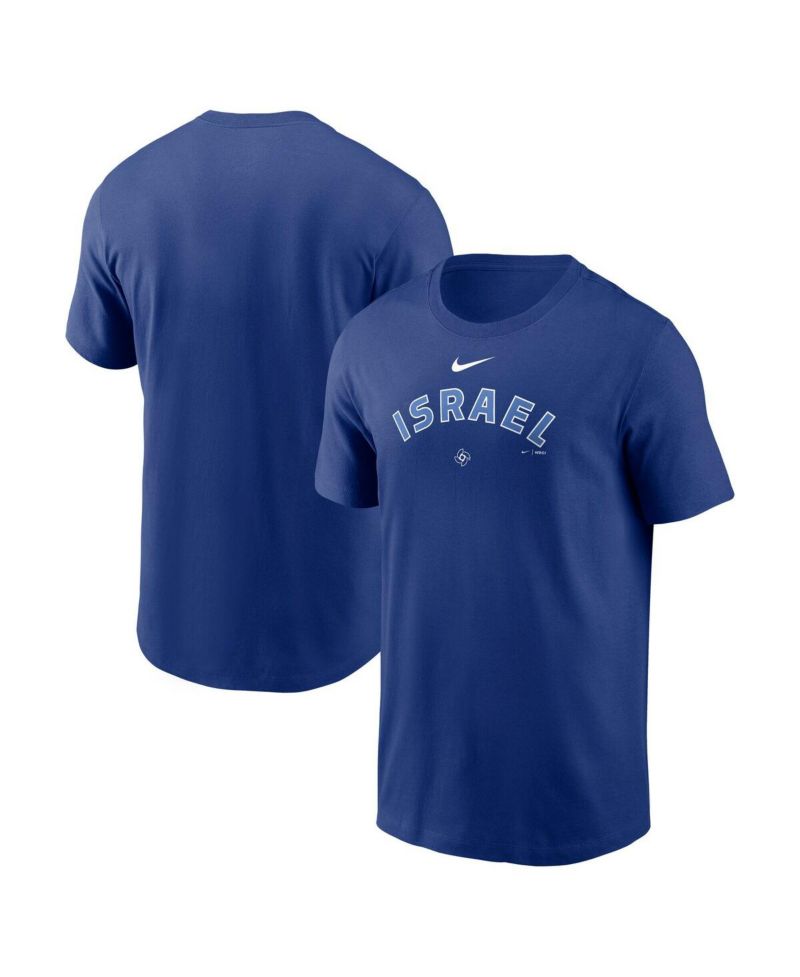 Men's Royal Israel Baseball 2026 World Baseball Classic Wordmark T-Shirt