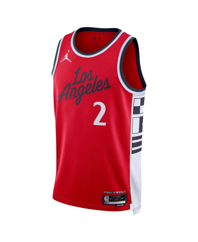 Men's and Women's Kawhi Leonard Red LA Clippers 2024/25 Swingman Jersey - Statement Edition