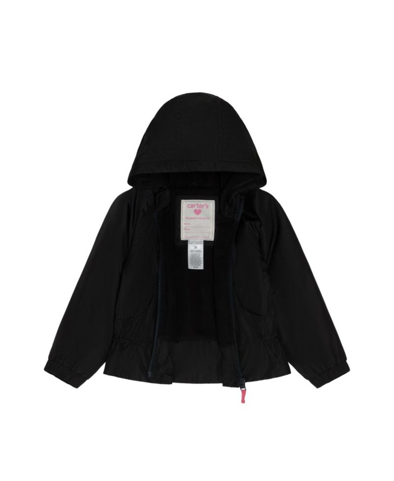 Baby Girls Fleece-Lined Midweight Jacket