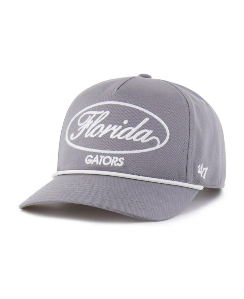 Men's Gray Florida Gators Contemporary Basics Foundational Rope Hitch Adjustable Hat