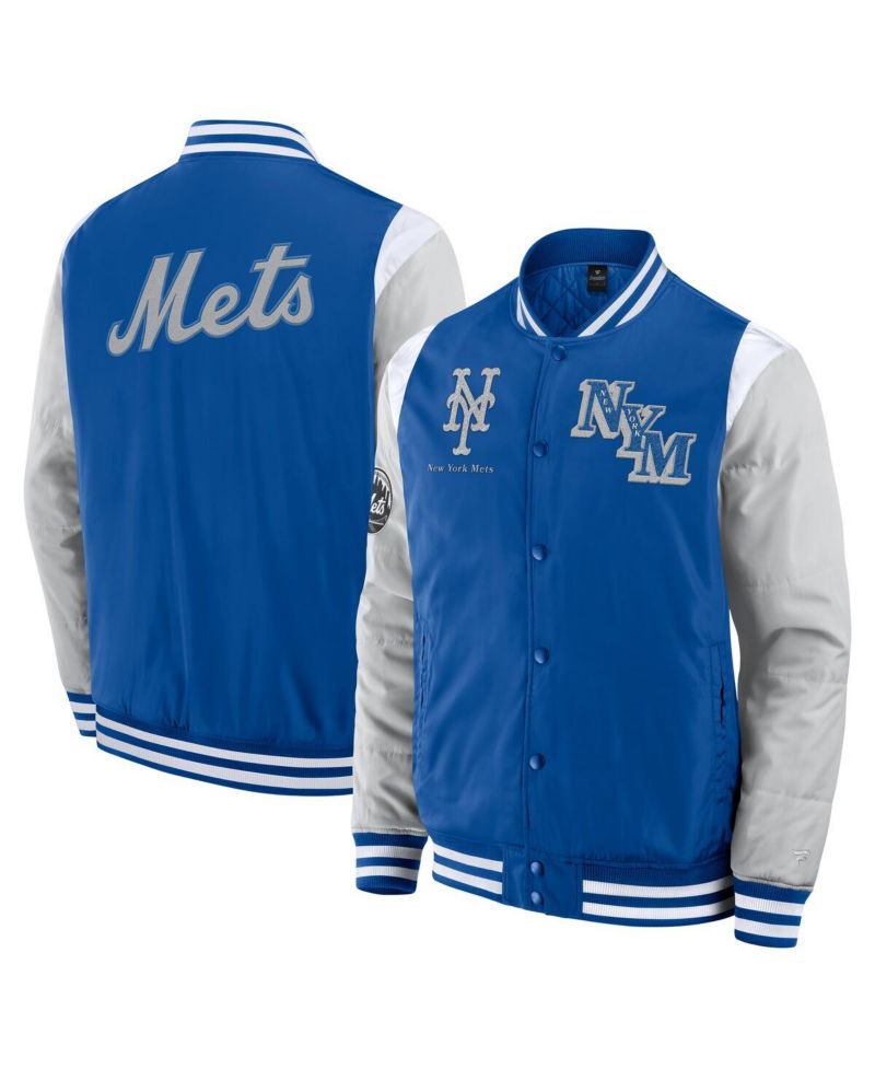 Men's Royal New York Mets Elements Elite Full-Snap Jacket