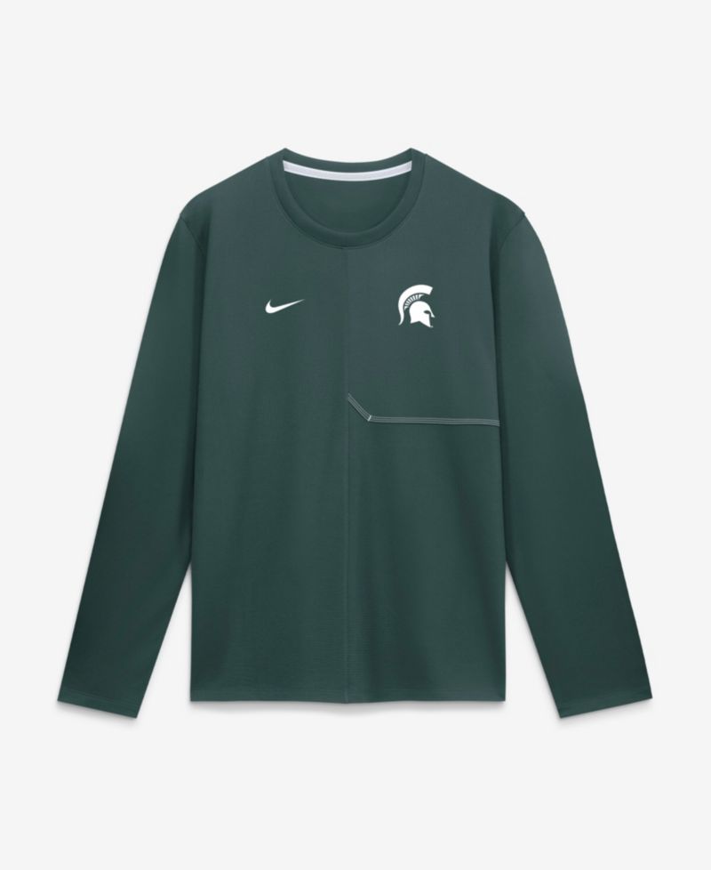 Men's Michigan State Spartans Sideline Coach Long-Sleeve T-Shirt