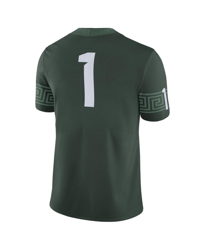Men's #1 Michigan State Spartans Football Game Jersey