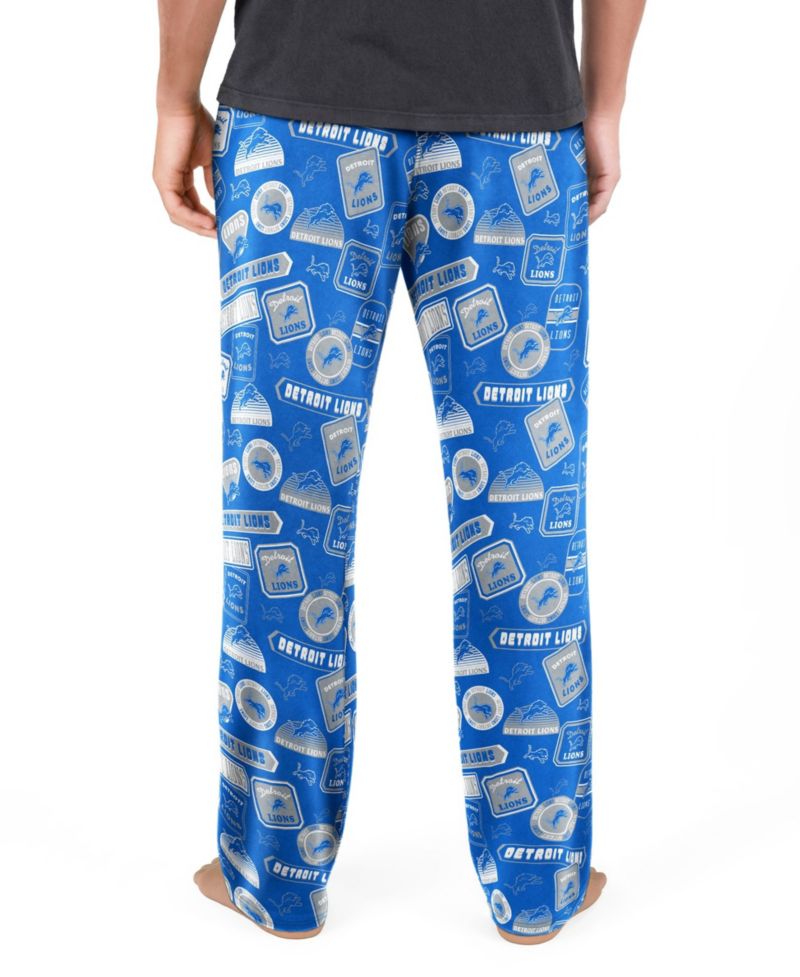 Men's Blue Detroit Lions Grady Sleep Pants