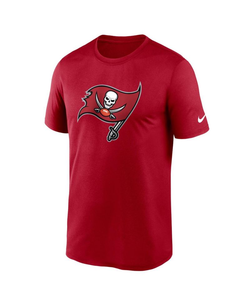 Men's Red Tampa Bay Buccaneers Legend Logo Performance T-shirt