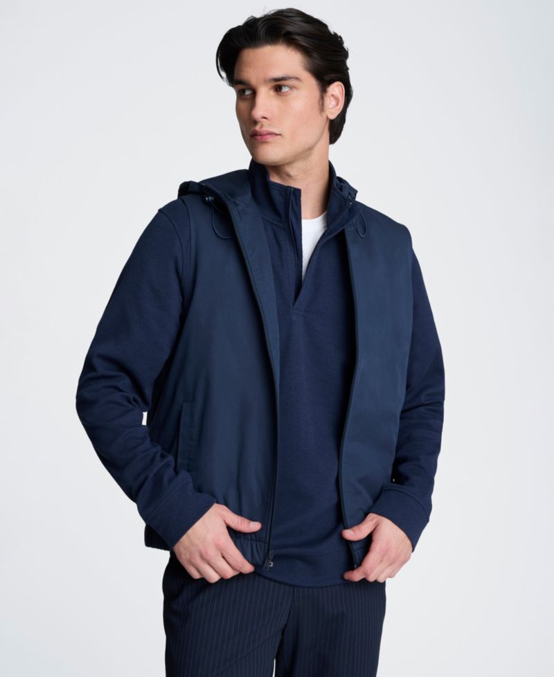 Men's Front Zip Hooded Jacket