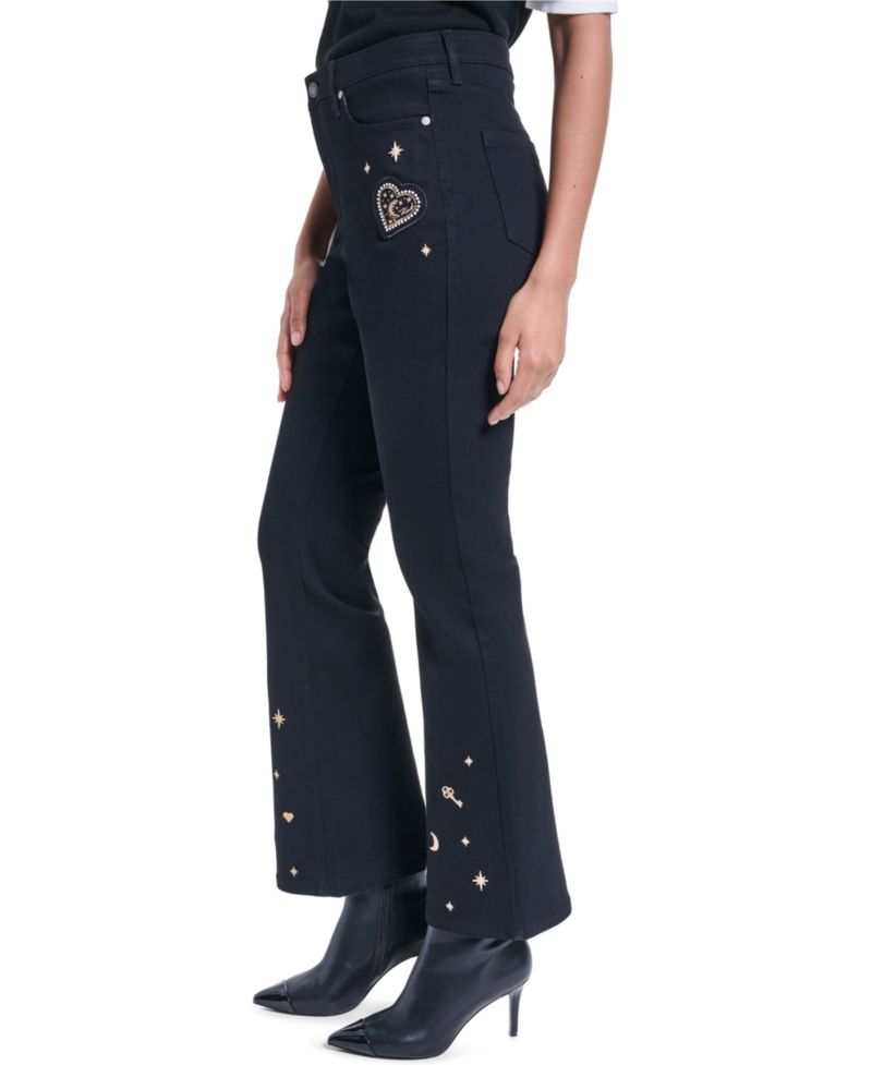 Women's Charm Detail Bootcut Jeans