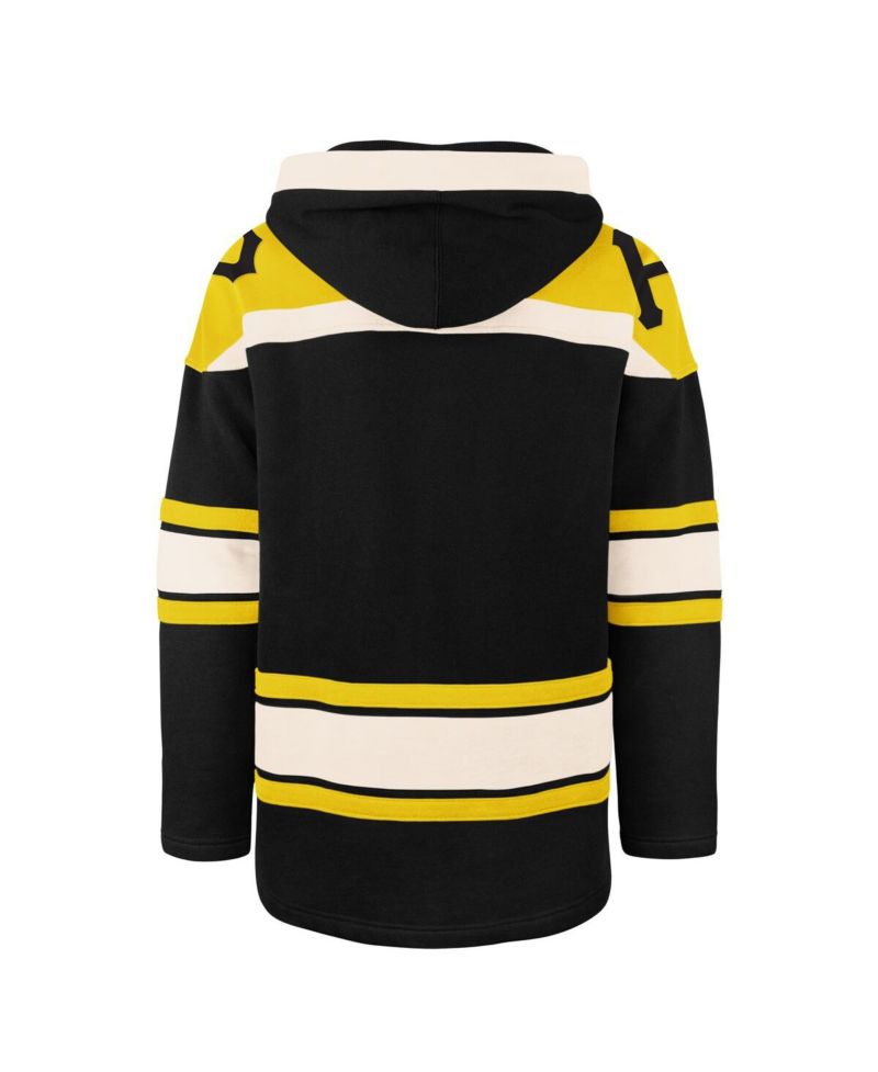 Men's Black Pittsburgh Pirates Superior Lacer Pullover Hoodie