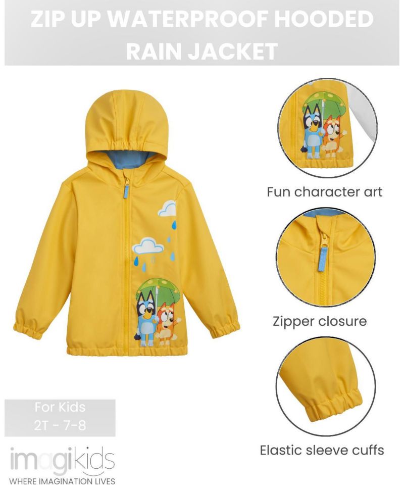 Kid's (5-12) Hooded Rain Jacket