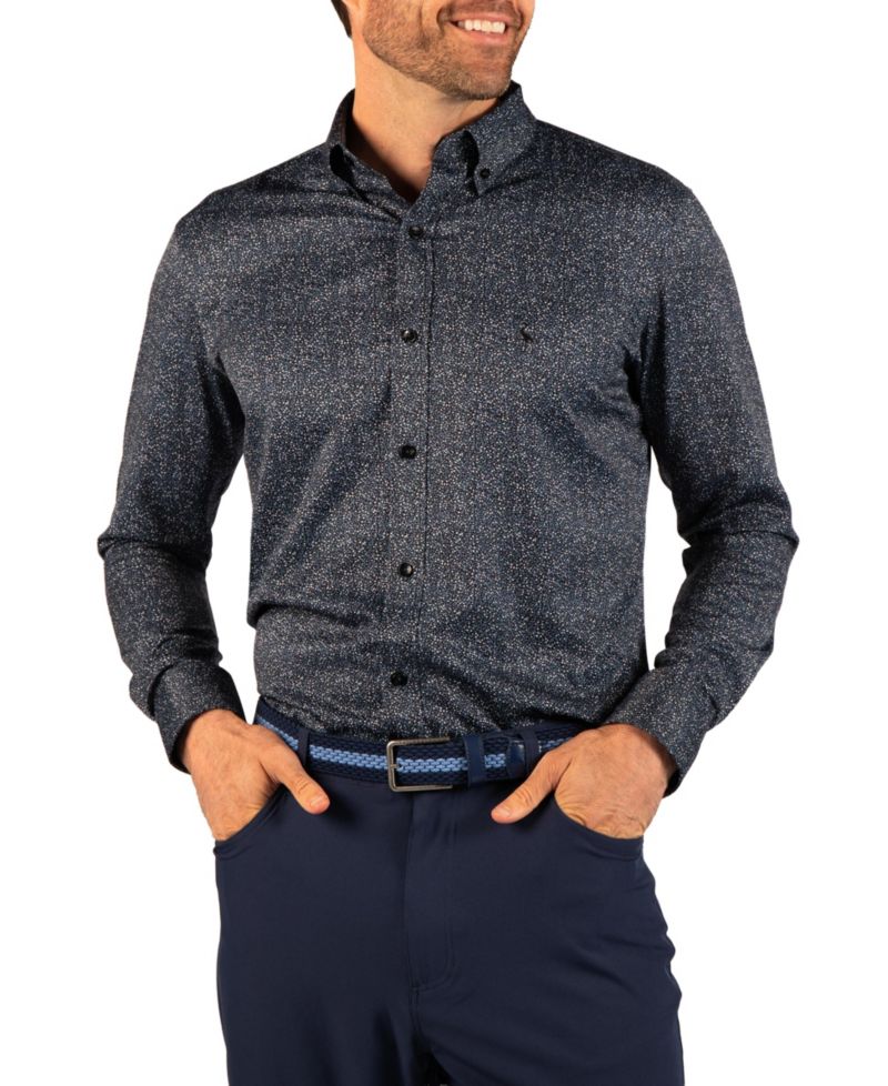 Men's Floral Printed Performance Shirt