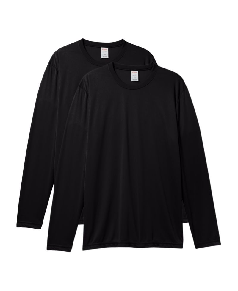 Sport Men's Cool DRI Performance Long Sleeve T-Shirt, 2-Pack