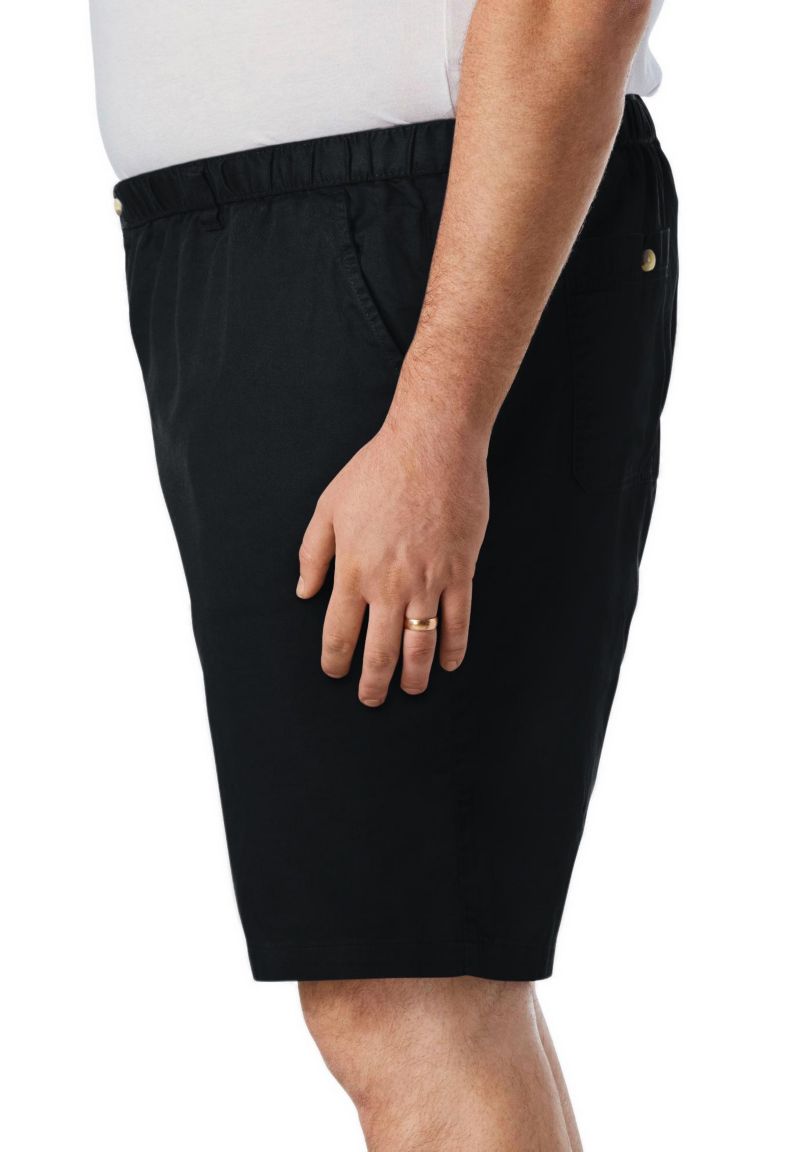 Tall Knockarounds 8" Full Elastic Plain Front Short
