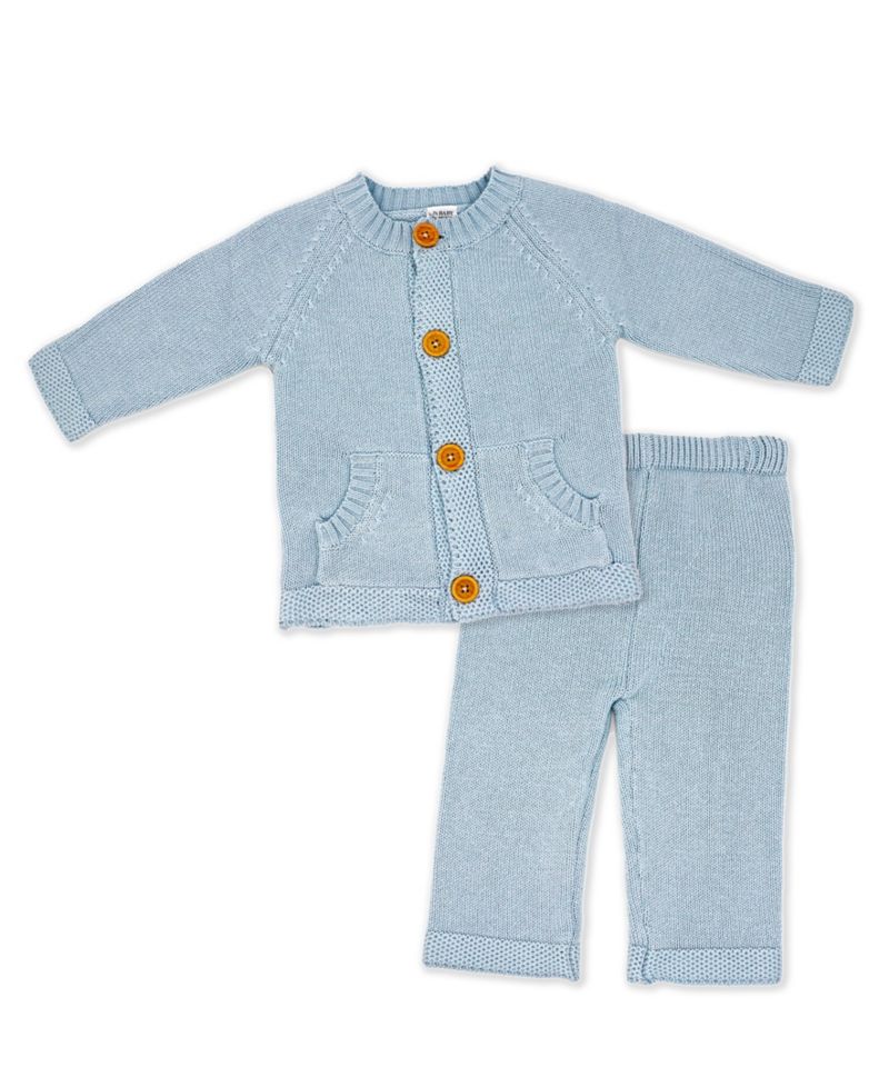 Baby Boys or Baby Girls Knit Sweater and Pant, 2 Piece Set