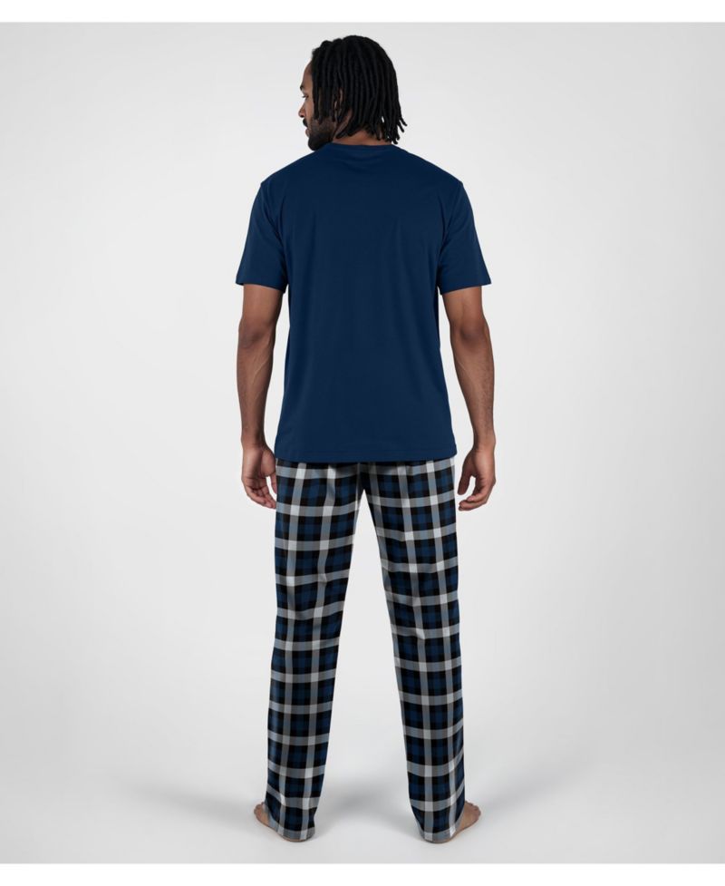Men's Navy Dallas Cowboys Big Tall Highland Sleep Set