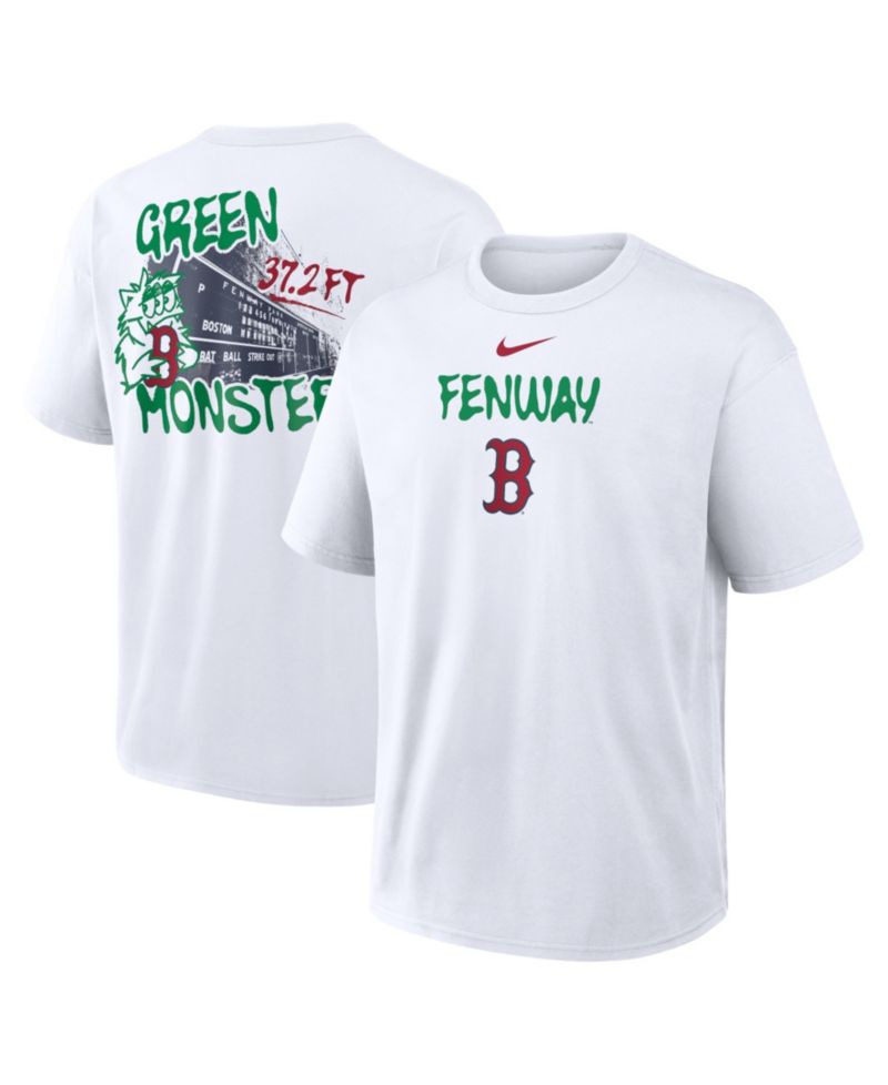 Men's White Boston Red Sox Green Monster Local Max90 T-Shirt