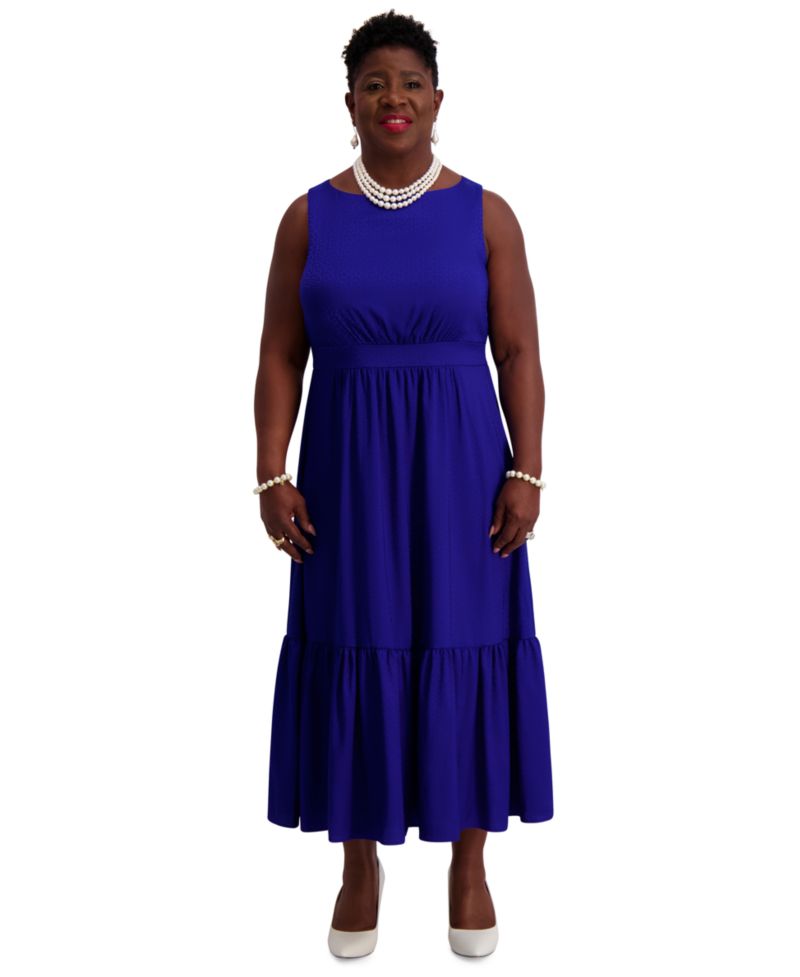 Women's Tiered Midi Dress, Regular & Plus Sizes