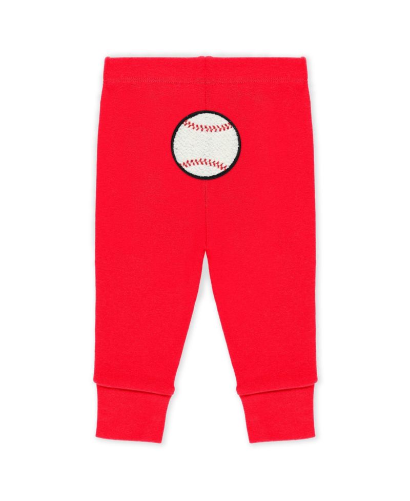 Baby Boys and Girls 3-Piece Heather Gray/White/Red Philadelphia Phillies Turn Me Around Bodysuits and Pants Set