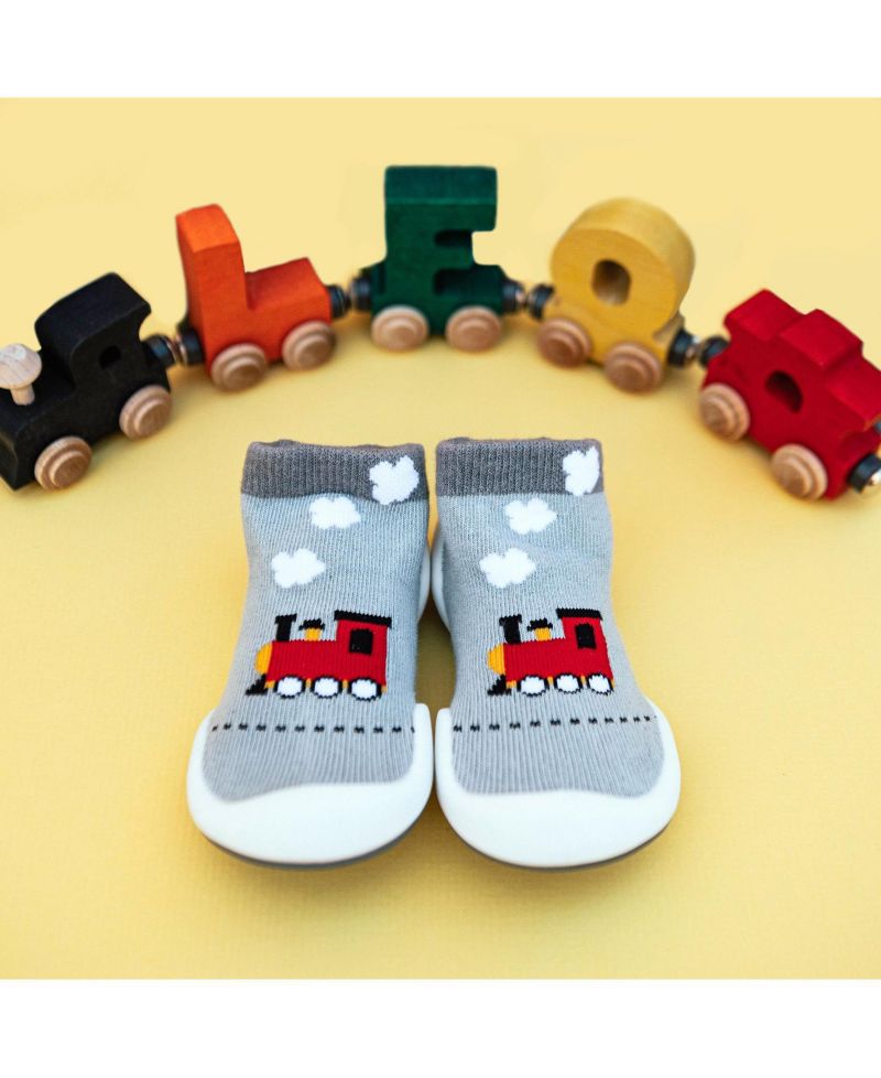 Infant Boys Breathable Washable Non-Slip Sock Shoes Train