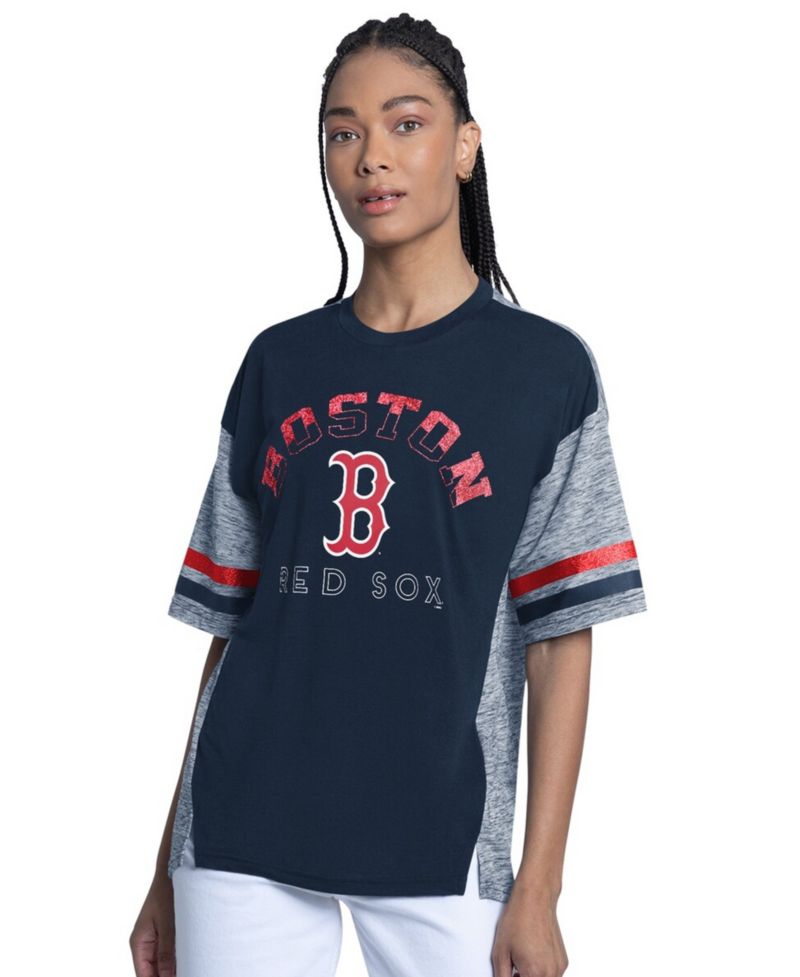 Women's Navy Boston Red Sox Off-Season Oversized Top