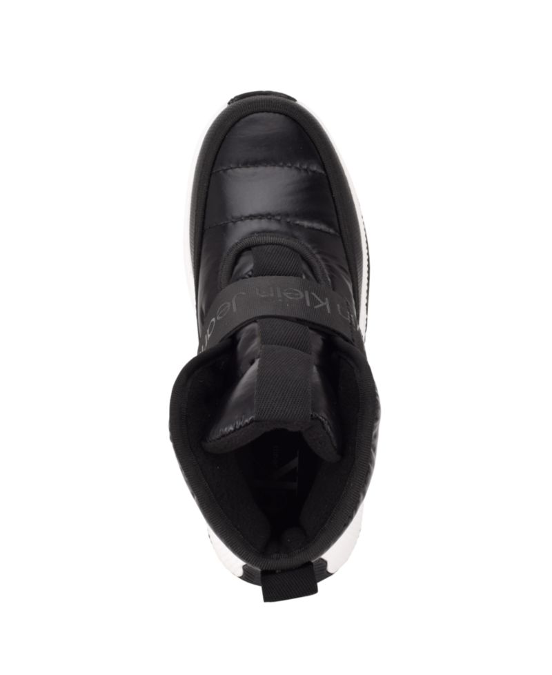 Calvin Klein Women's Mabon Cozy Nylon High Top Sneaker Boot