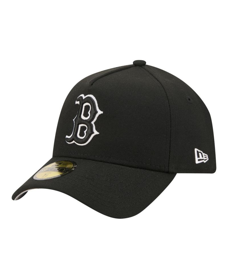 Men's Black Boston Red Sox A-Frame 59FORTY Fitted Hat