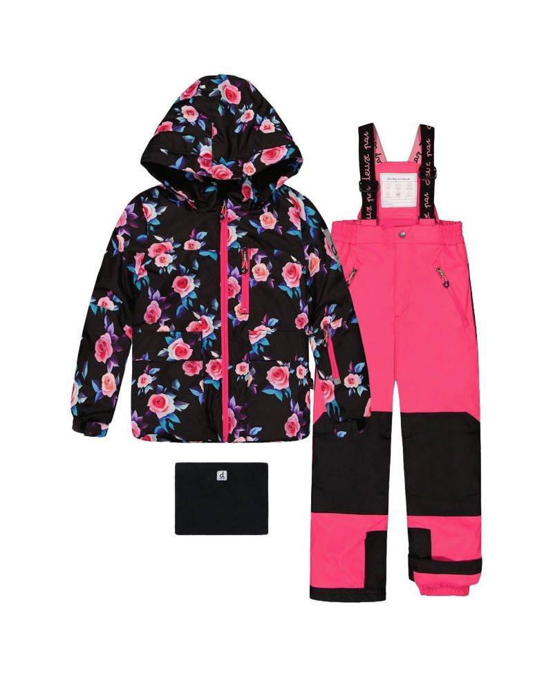 Little and Big Girl's (6-14) Two Piece Play Snowsuit