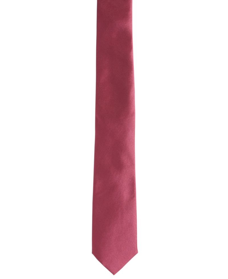 Men's Solid Texture Slim Tie