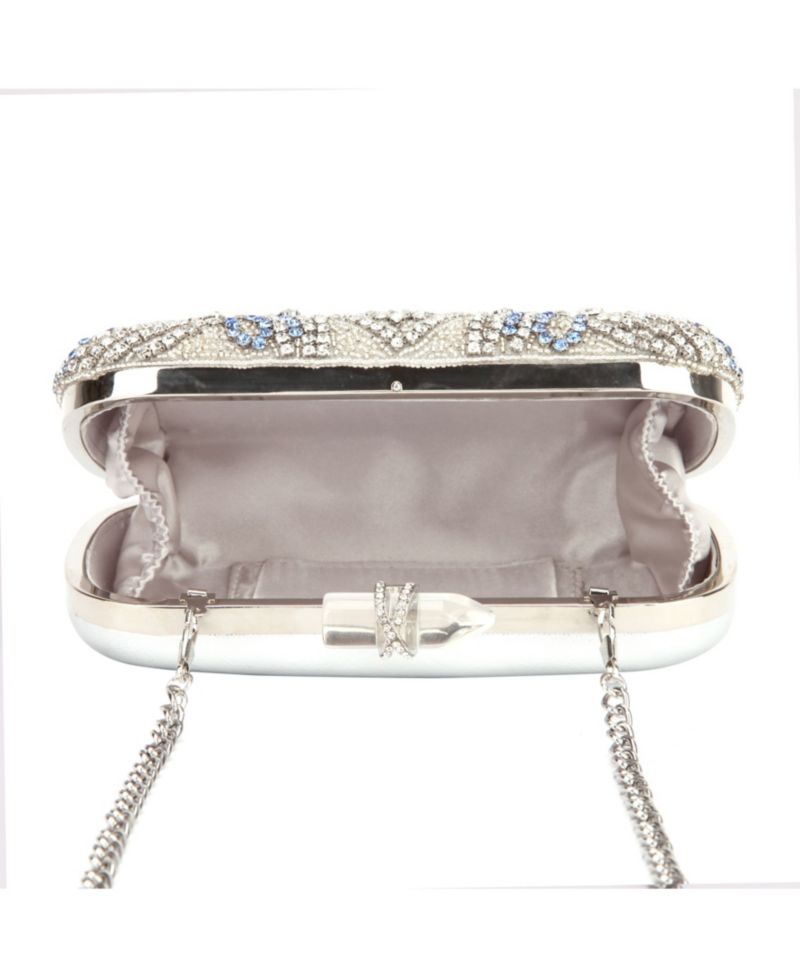 Women's Crystal Embellished Minaudiere