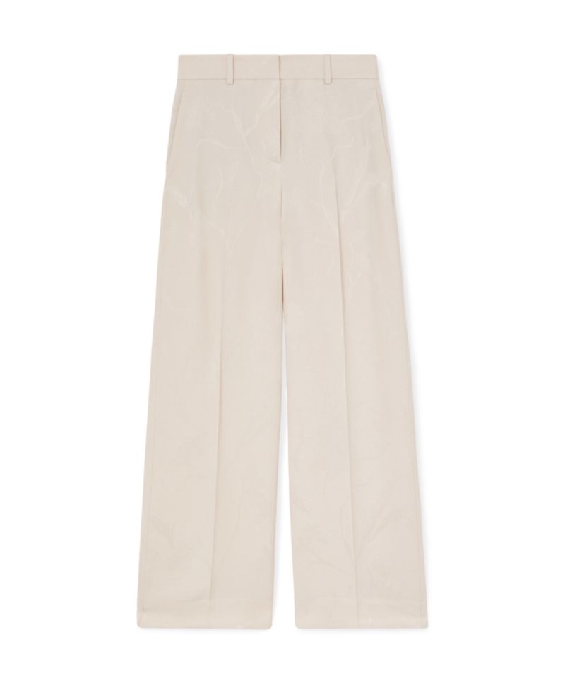 Women's Wide Leg Jacquard Pants