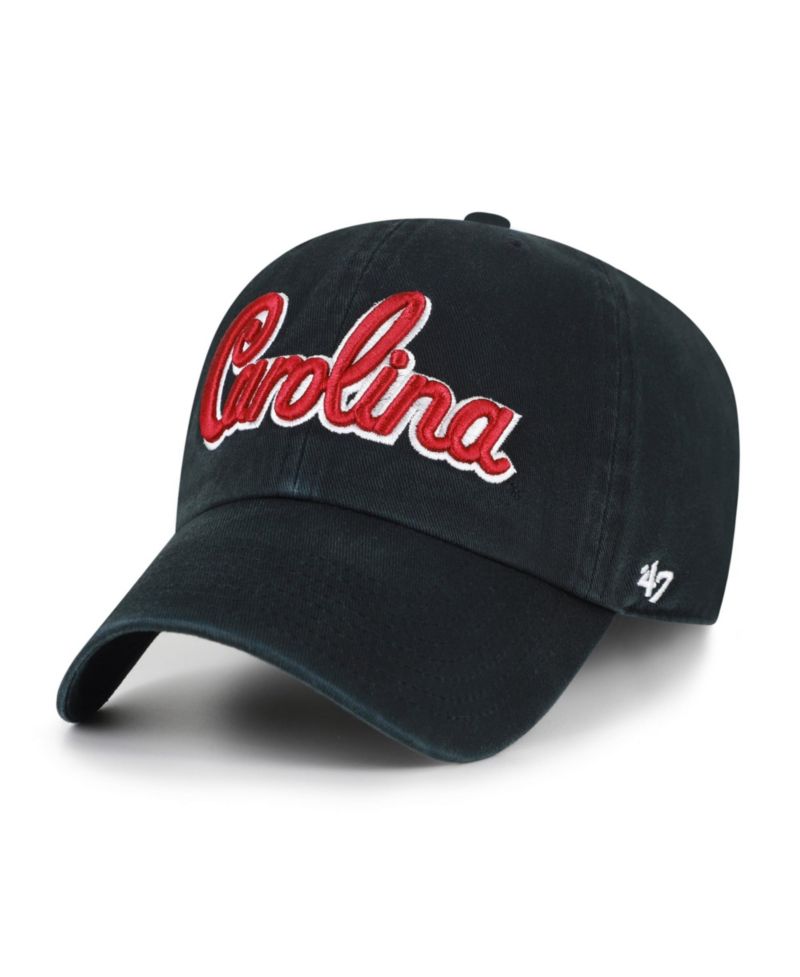 Men's and Women's '47 South Carolina Gamecocks Black Clean Up Adjustable Hat