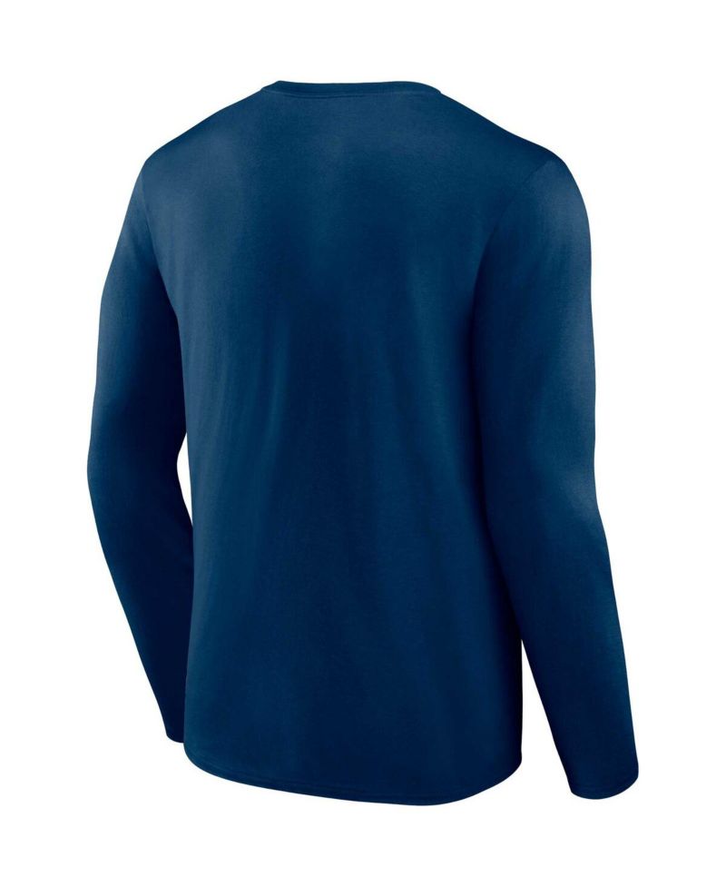 Men's Navy Nashville SC Johnny Cash Finger Long Sleeve T-Shirt