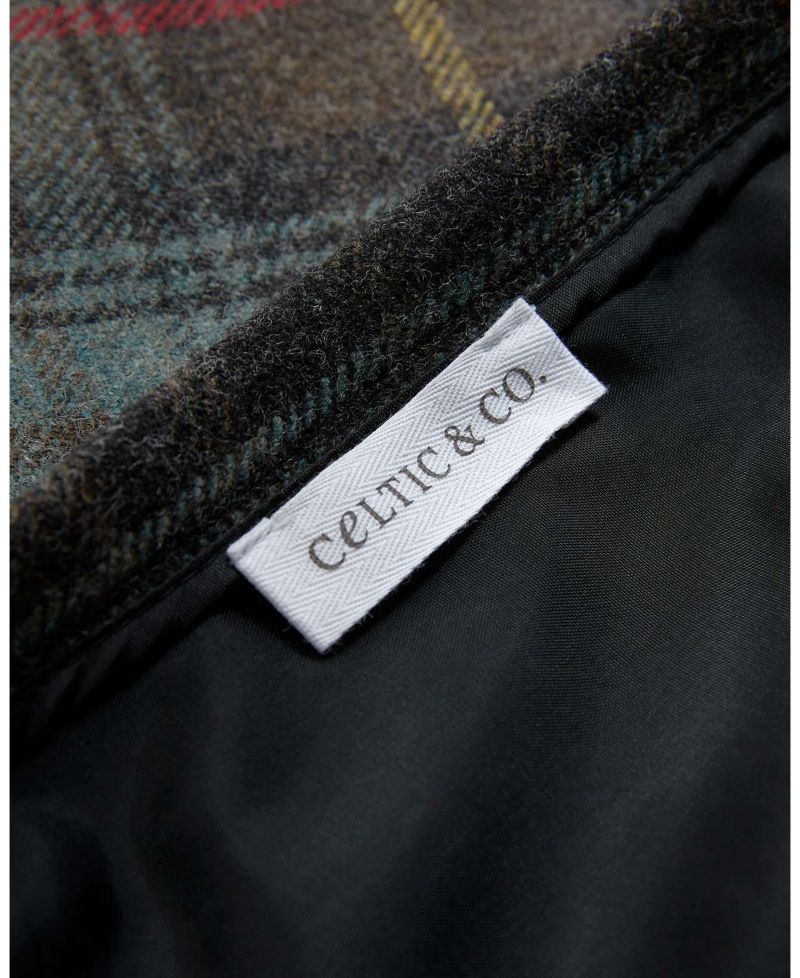 Women's The British Celt Kilt Plaid A-Line Wool Skirt