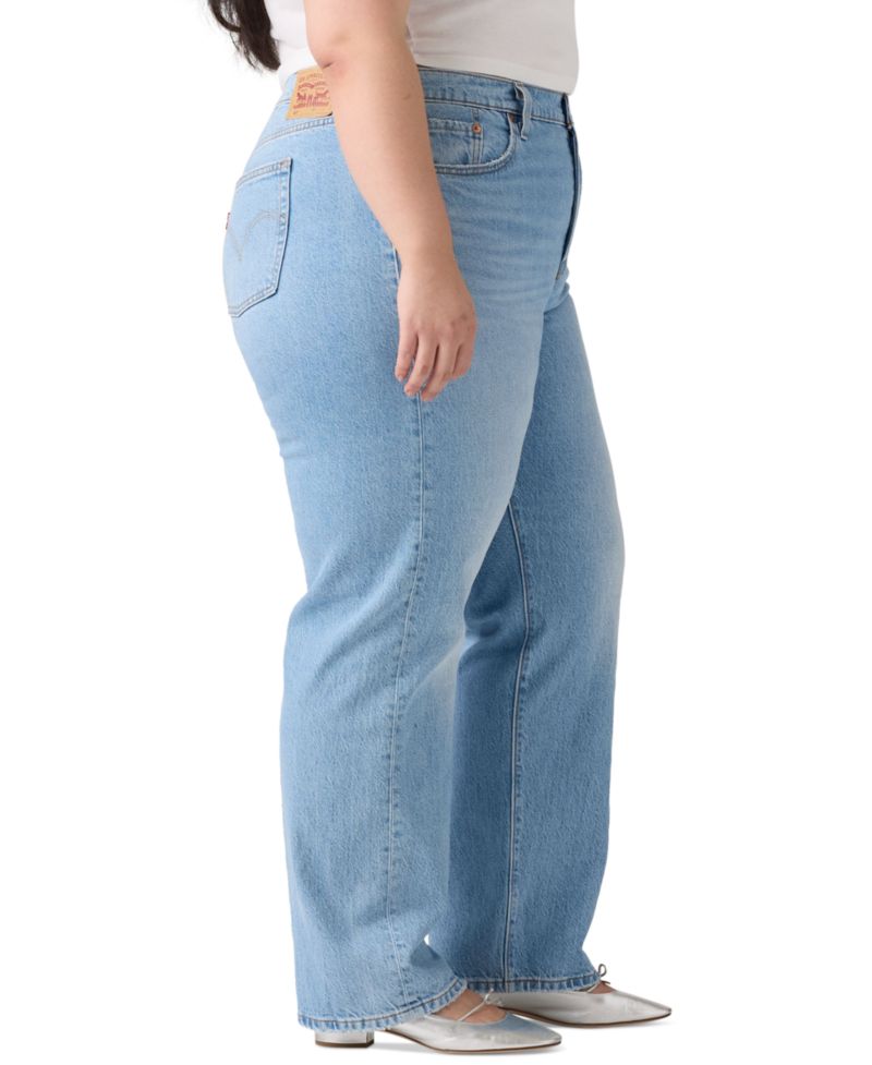 Trendy Plus Size 501 Original-Fit Straight-Leg Jeans
