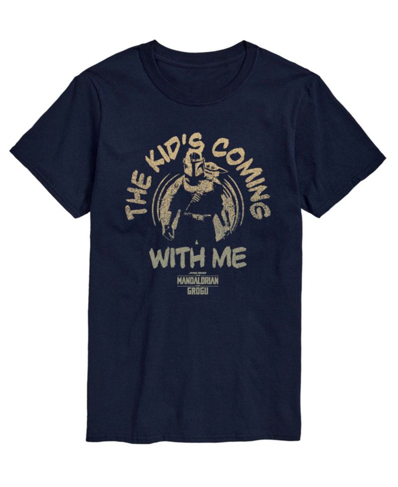 Men's The Mandalorian & Grogu The Kids Coming With Me Graphic T-Shirt