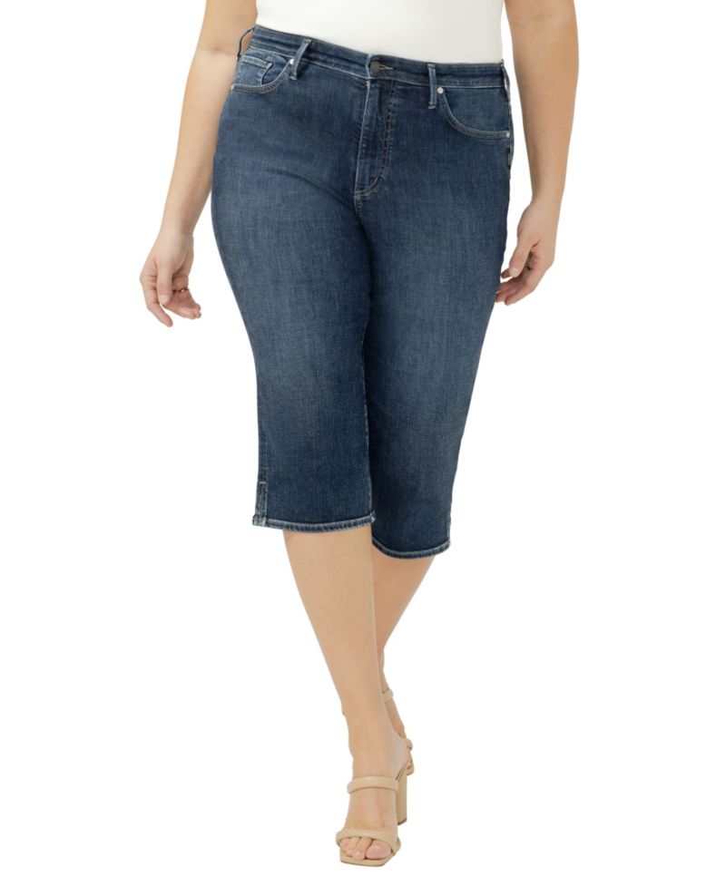 Plus Size Isbister High-Rise Capri Jeans