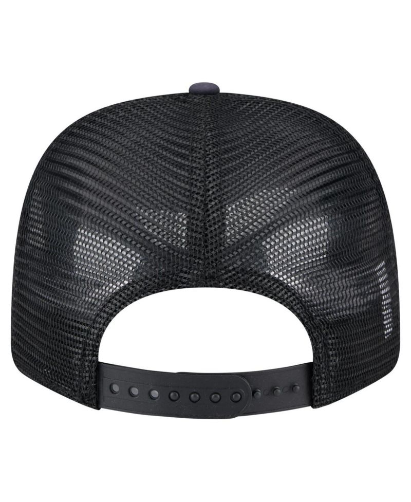 Men's Black Atlanta Braves Adventure Drinks Pattern 9SEVENTY Stretch-Snap Hat