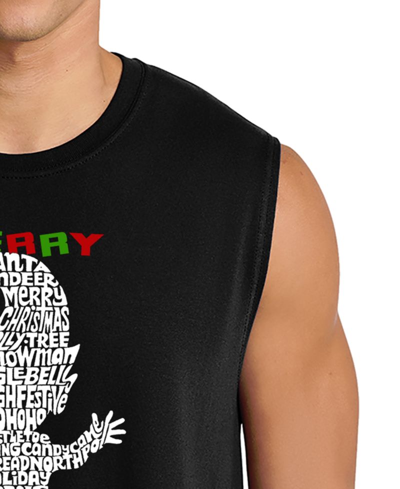 Men's Christmas Dinosaur T-Rex-Shaped Tank Top