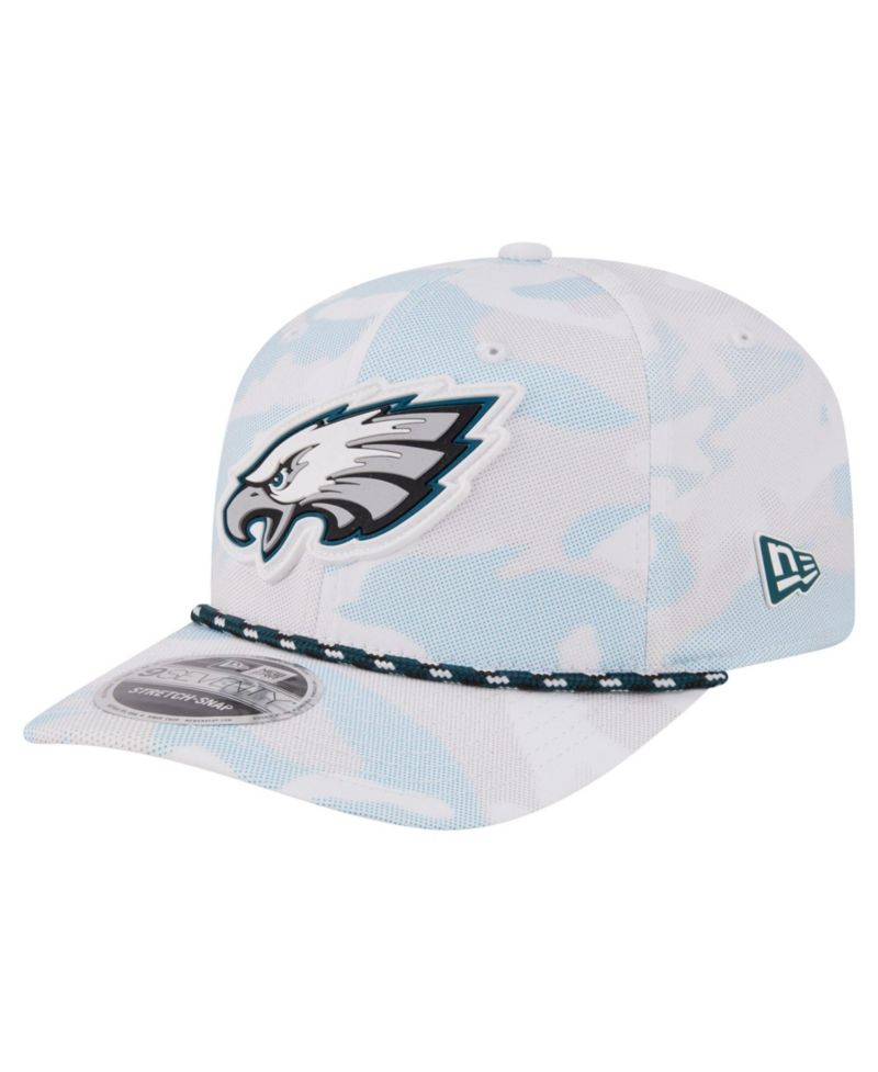 Men's White Philadelphia Eagles Camo Rope 9SEVENTY Adjustable Hat