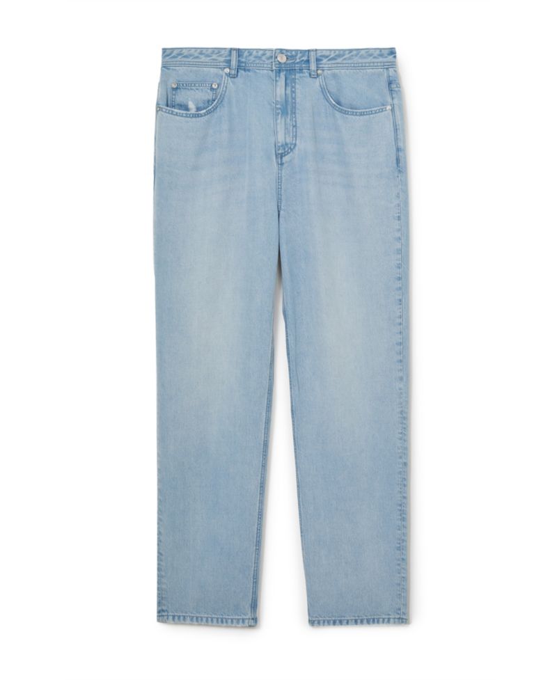 Men's Sloane Straight-Fit Distressed Jeans
