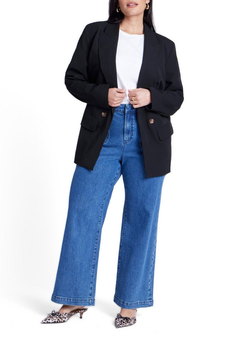 Women's Long Relaxed Blazer