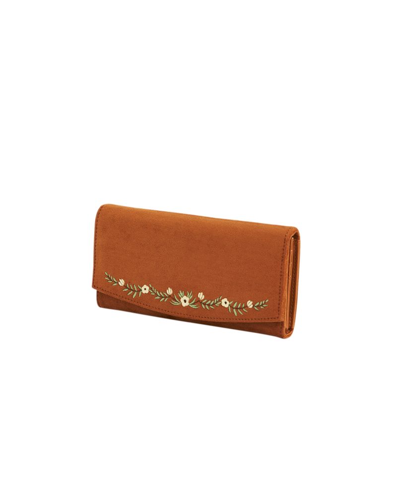 Women's Floral Embroidered Purse