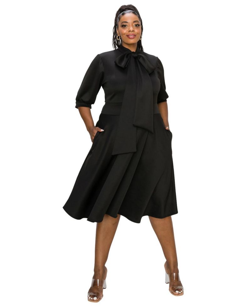 Plus Size Carina Donna Pocket Dress