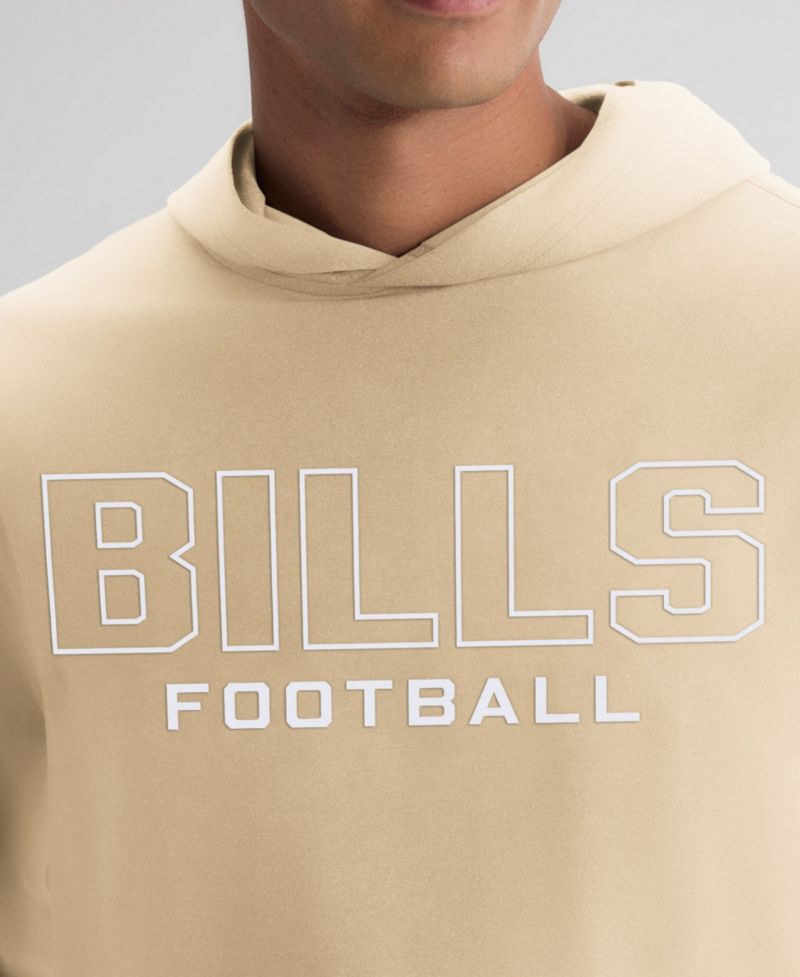 Men's Tan Buffalo Bills Clutch Long Sleeve Hooded T-Shirt
