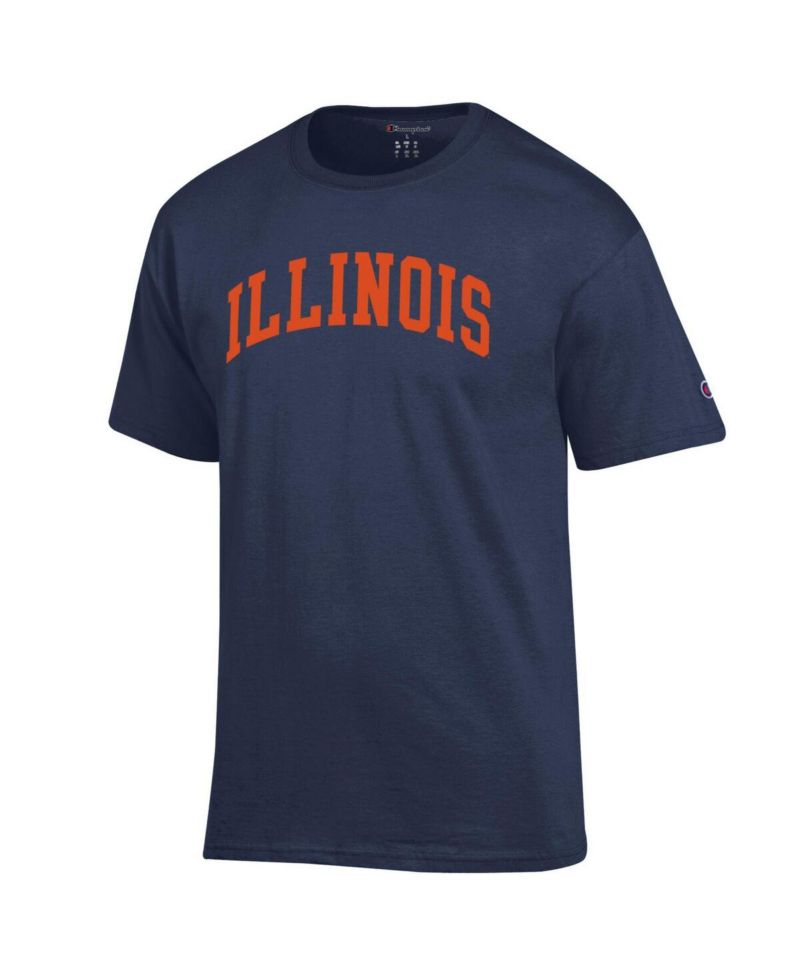Men's Orange Illinois Fighting Illini Basic Arch T-Shirt