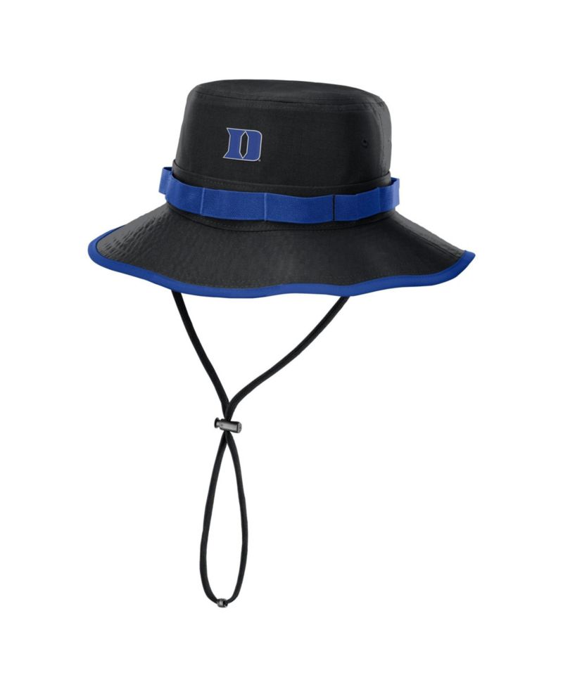 Men's Black Duke Blue Devils 2026 Sideline Apex Boonie Bucket Hat