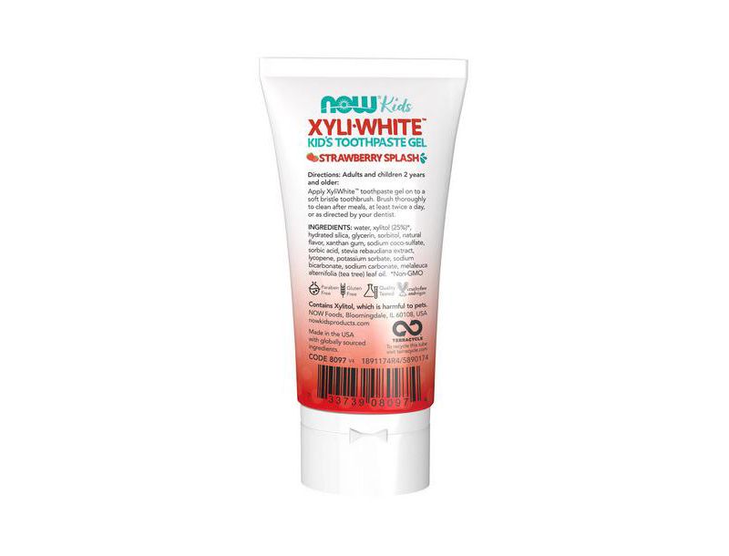XyliWhite Kids Toothpaste Gel ,Strawberry Splash 3 oz