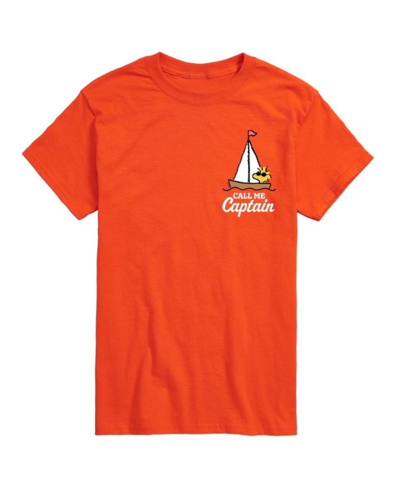Men's Peanuts Woodstock Call Me Captain Graphic T-Shirt